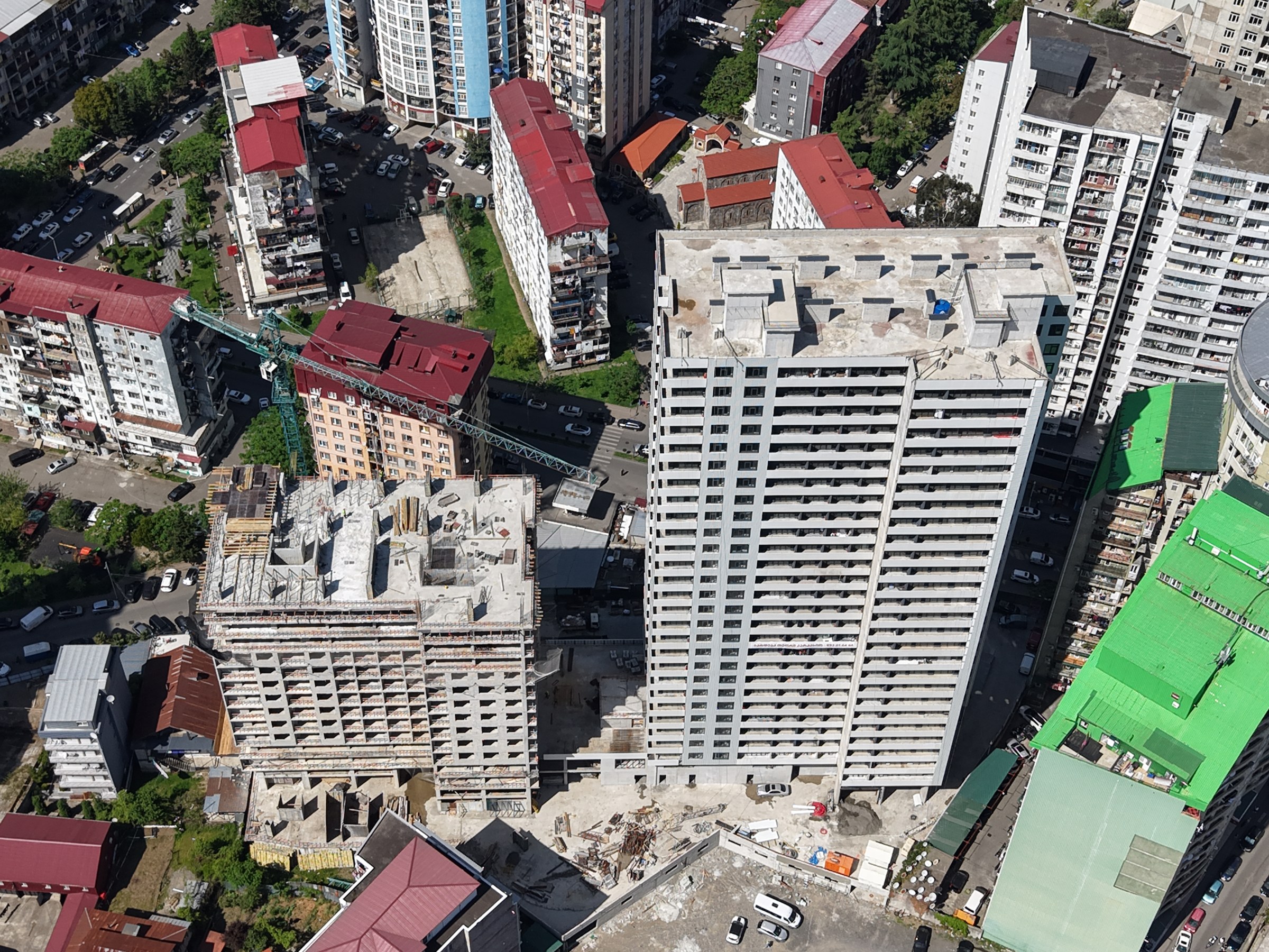 Grand Towers Batumi construction progress